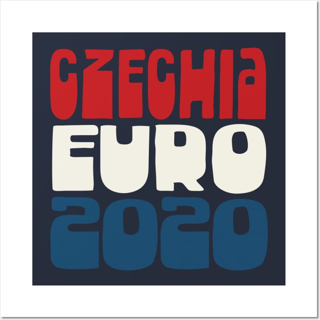 Czech Republic  / Euro 2020 Football Fan Design Wall Art by DankFutura